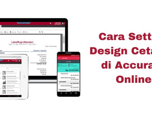 Cara Setting Design Cetakan di Accurate Online