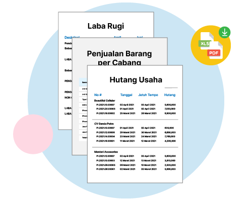 Laporan Accurate Online New