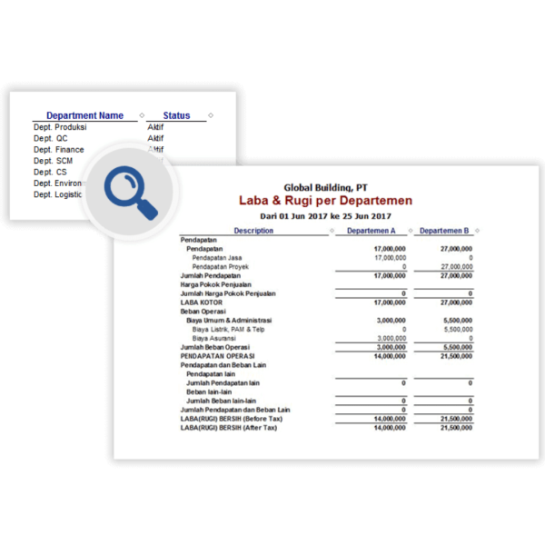 Laporan Accurate desktop offline